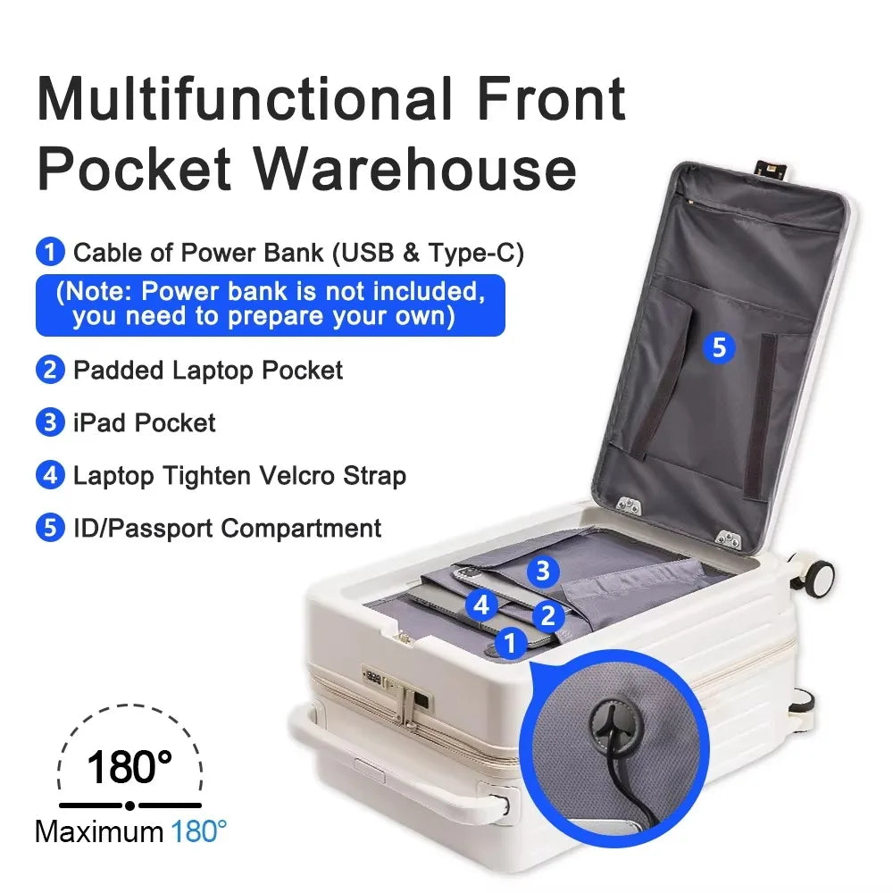 Elite Traveler Front-Opening Suitcase™