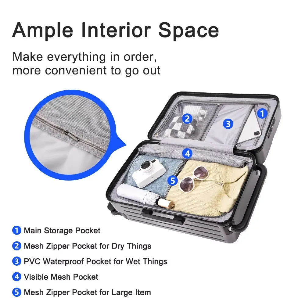 Elite Traveler Front-Opening Suitcase™
